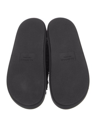 Alohas Tweed Tweed Pattern Slides