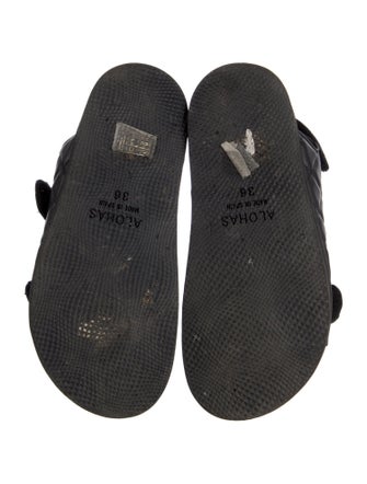 Alohas Leather Slingback Sandals