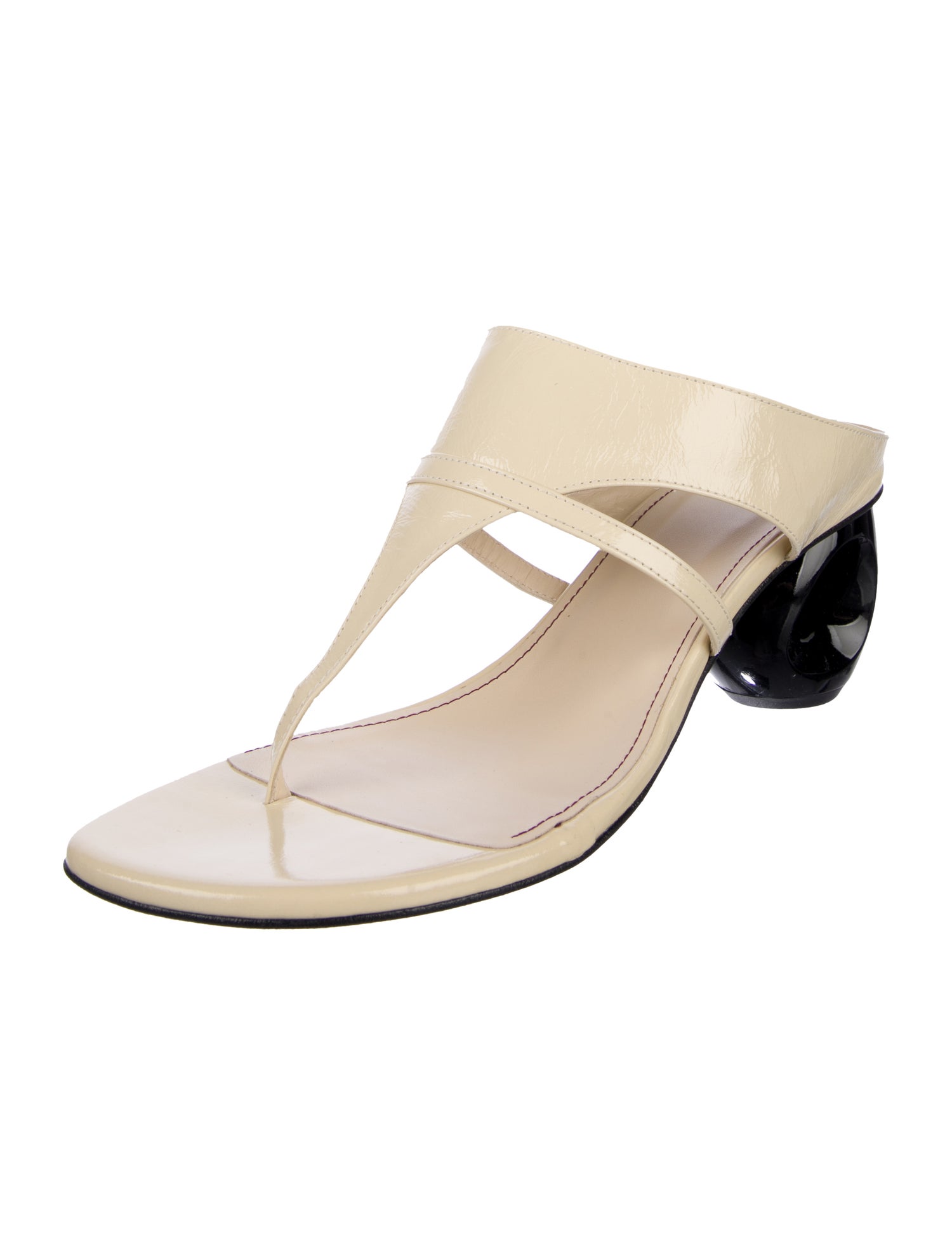 Alohas Patent Leather Flip Flops