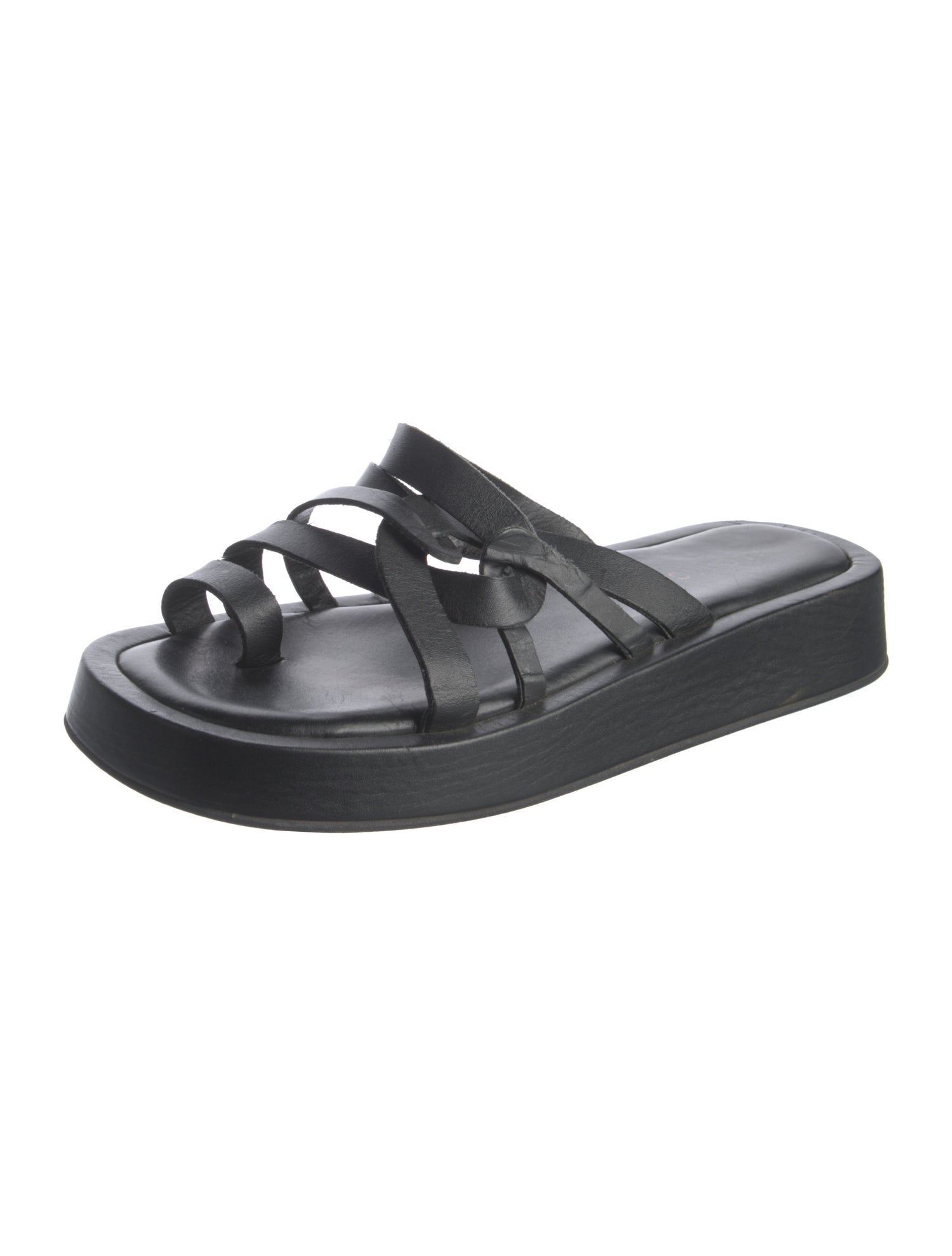 Alohas Leather Slides