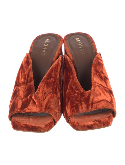 Alohas Velvet Slides