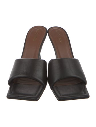 Alohas Leather Slides