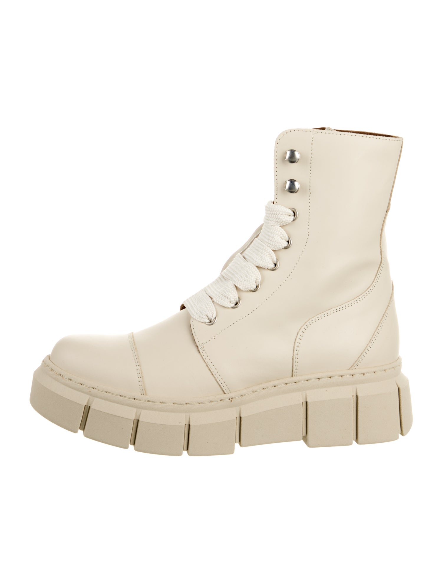Alohas Leather Combat Boots