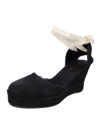 Alohas Canvas Colorblock Pattern Pumps