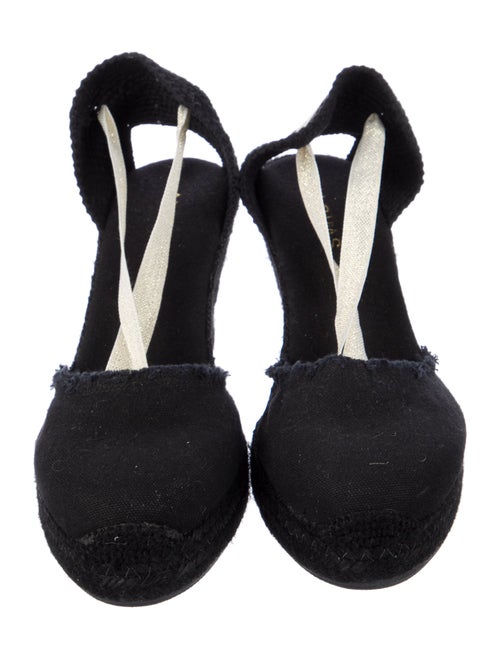 Alohas Canvas Colorblock Pattern Pumps