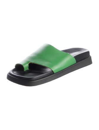 Alohas Leather Slides
