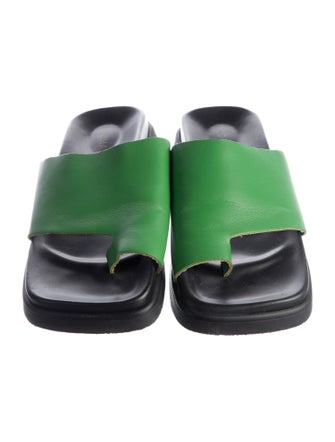 Alohas Leather Slides