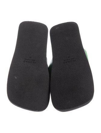 Alohas Leather Slides