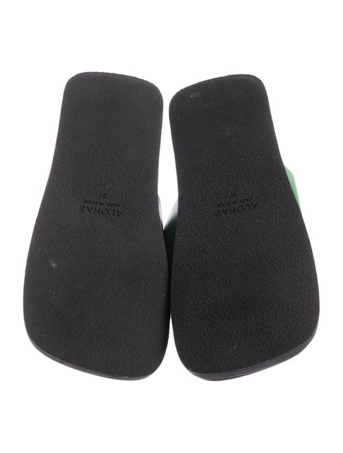 Alohas Leather Slides