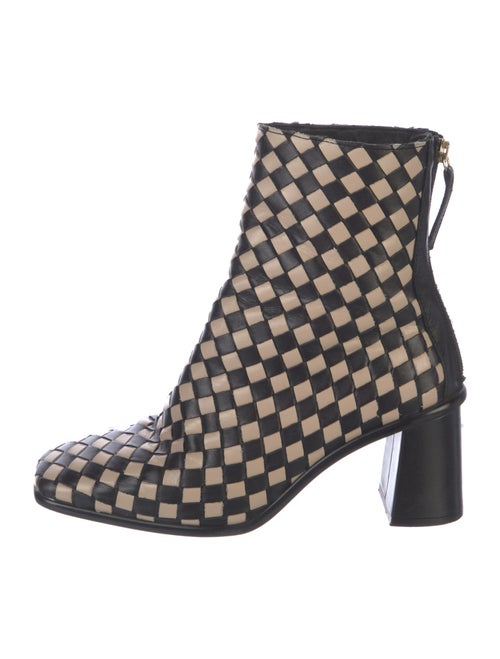 Alohas Leather Patterned Boots