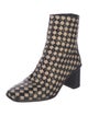 Alohas Leather Patterned Boots