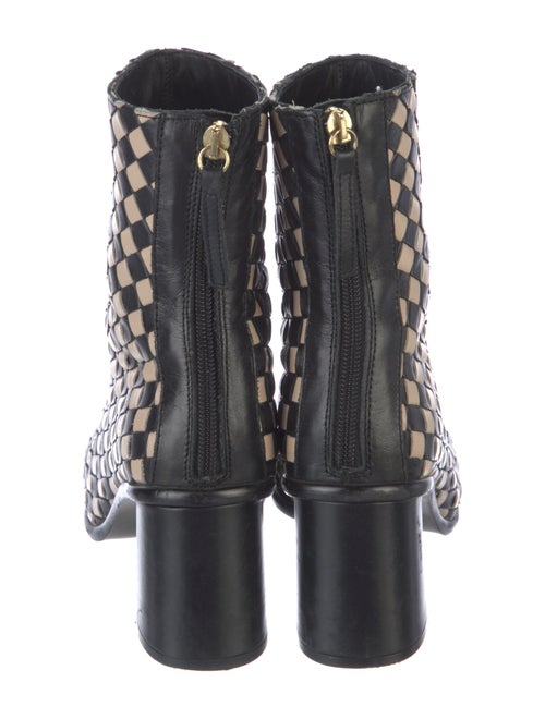 Alohas Leather Patterned Boots
