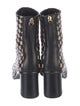 Alohas Leather Patterned Boots