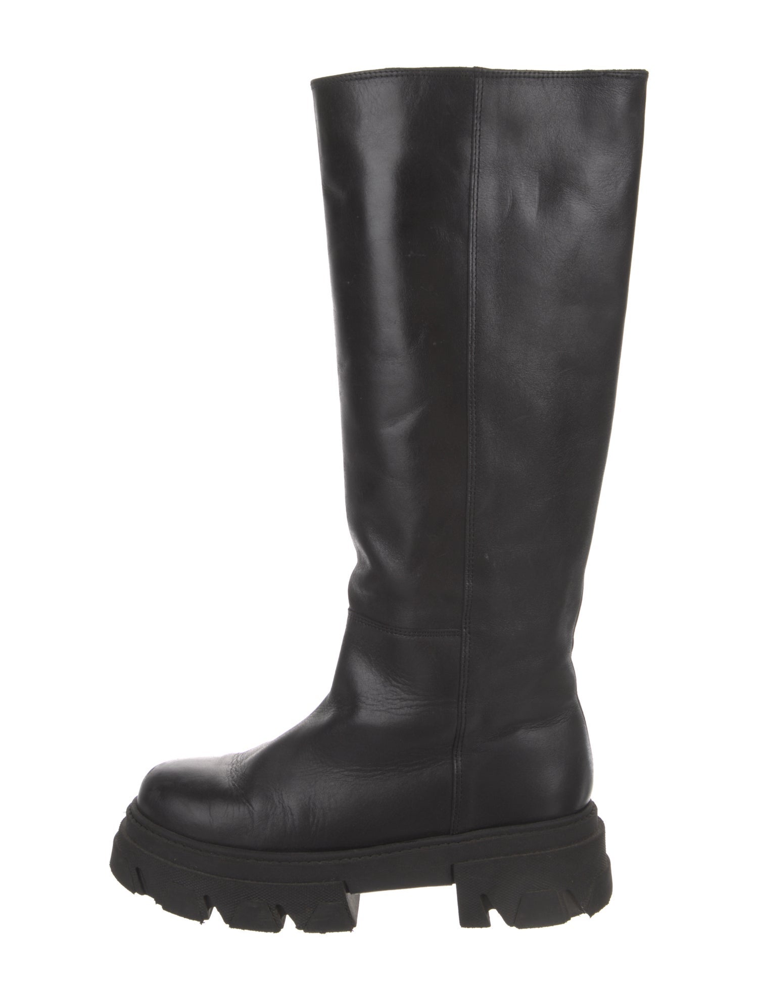 Alohas Leather Combat Boots