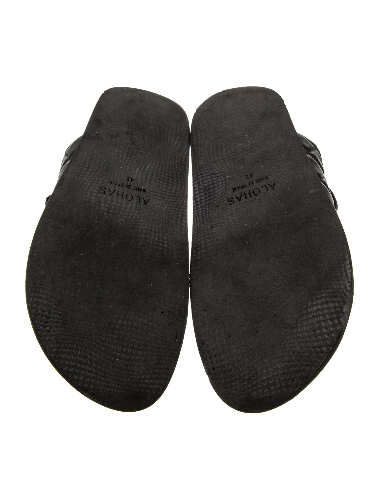 Alohas Leather Slides