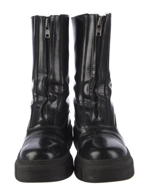 Alohas Leather Combat Boots