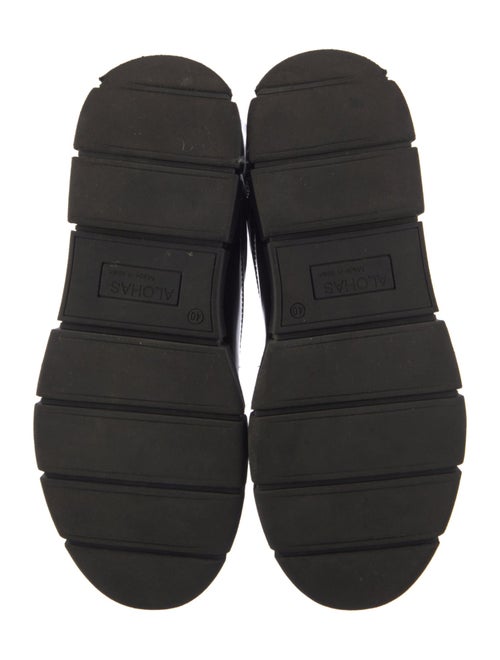 Alohas Leather Combat Boots