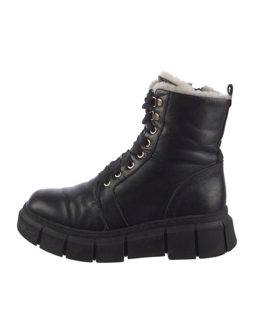 Alohas Leather Combat Boots