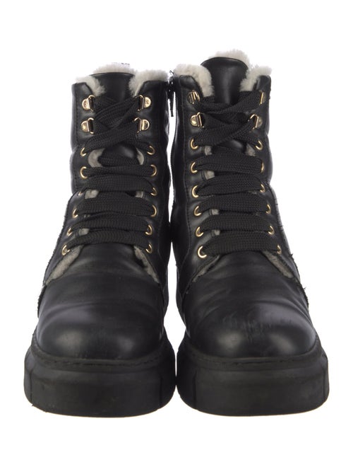 Alohas Leather Combat Boots