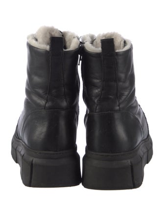 Alohas Leather Combat Boots