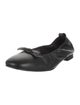 Alohas Leather Bow Accents Ballet Flats
