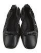 Alohas Leather Bow Accents Ballet Flats