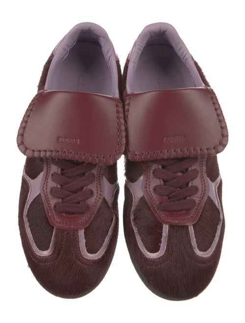 Alohas Suede Colorblock Pattern Sneakers