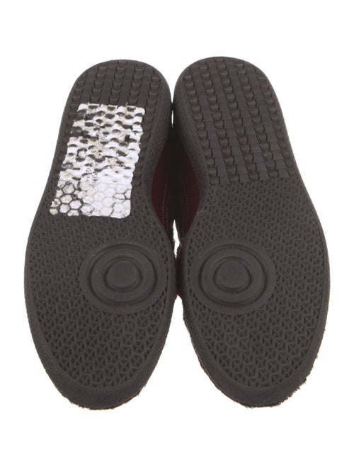 Alohas Suede Colorblock Pattern Sneakers