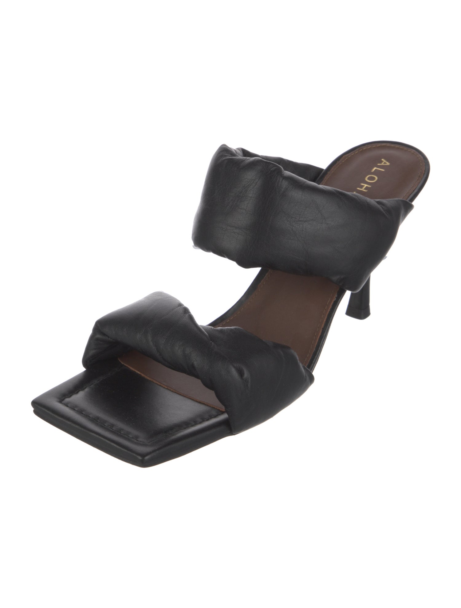 Alohas Leather Slides