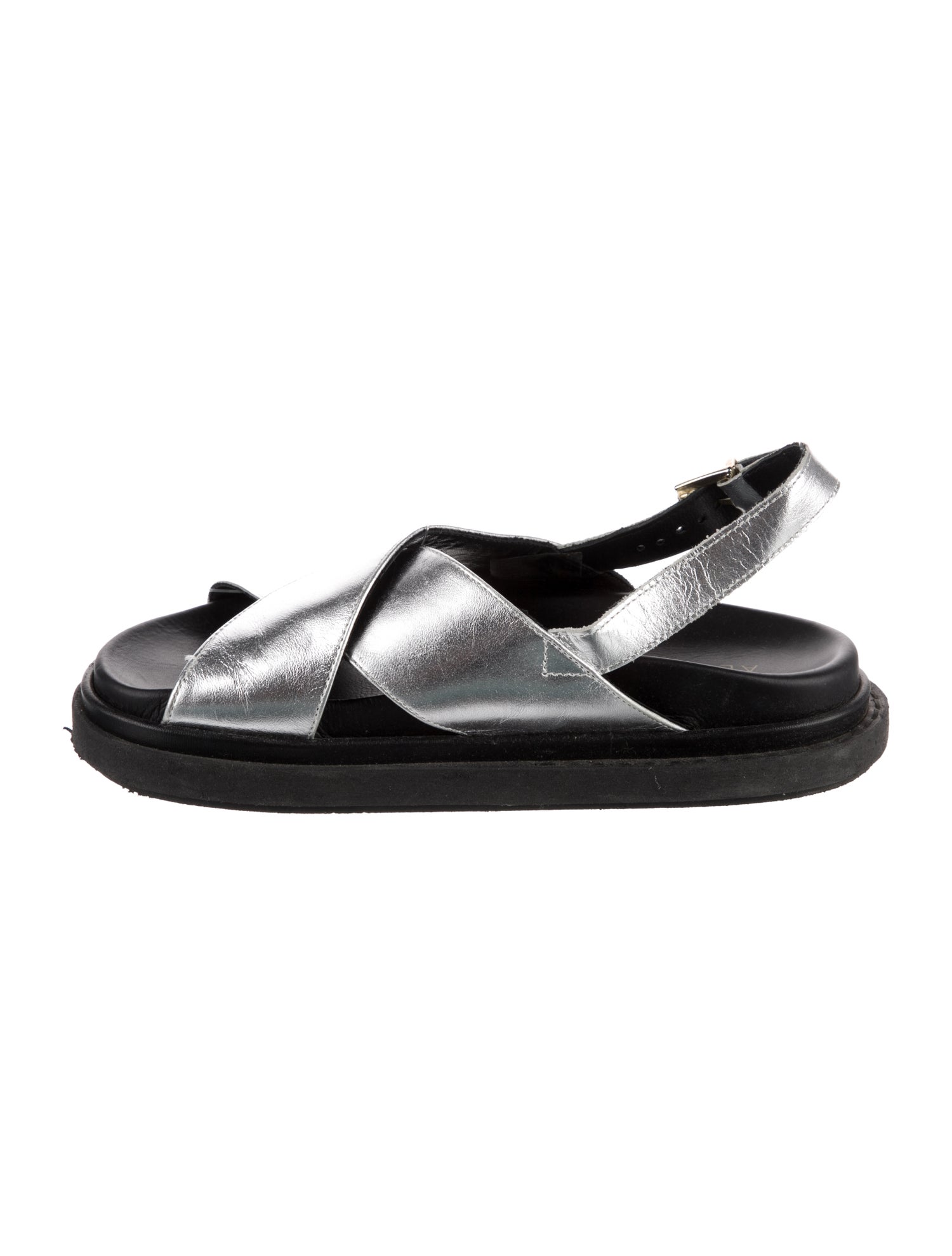 Alohas Leather Slingback Sandals