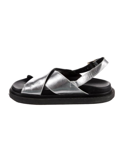 Alohas Leather Slingback Sandals