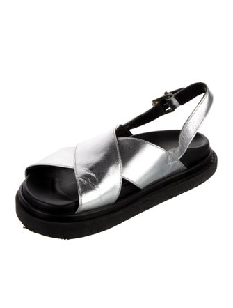 Alohas Leather Slingback Sandals