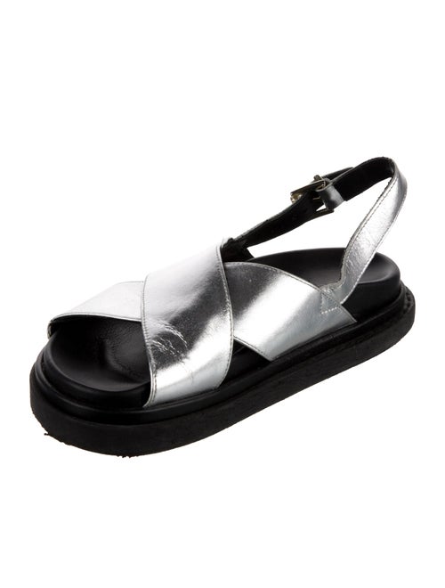 Alohas Leather Slingback Sandals