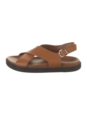 Alohas Leather Slingback Sandals