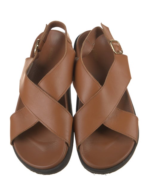 Alohas Leather Slingback Sandals