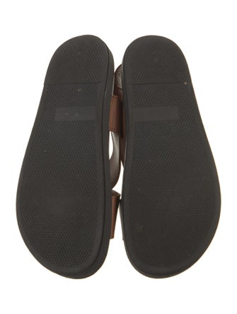 Alohas Leather Slingback Sandals