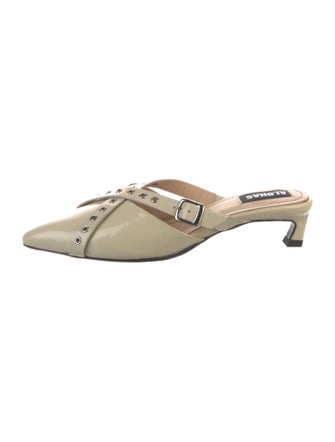 Alohas Patent Leather Mules