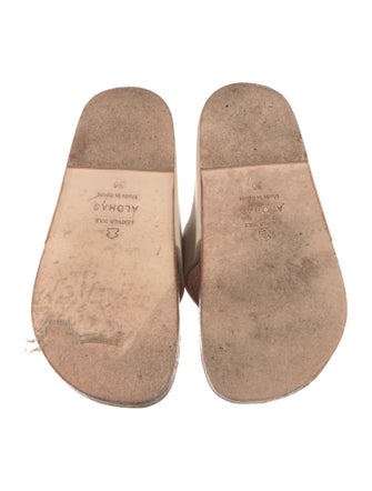 Alohas Leather Slides