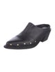 Alohas Leather Studded Accents Mules