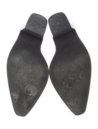 Alohas Leather Studded Accents Mules