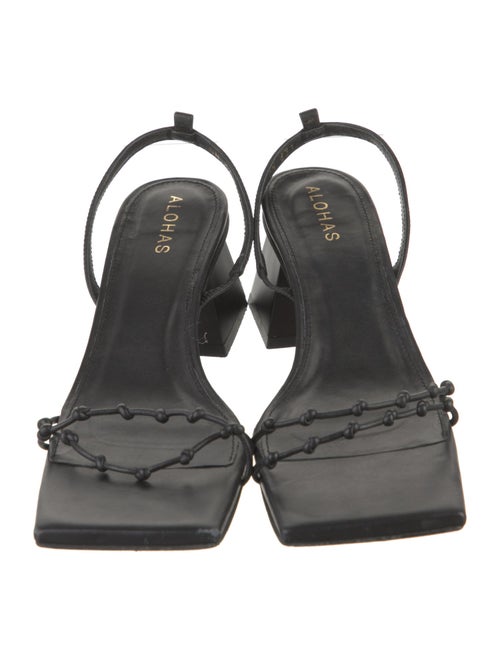 Alohas Leather Slingback Sandals