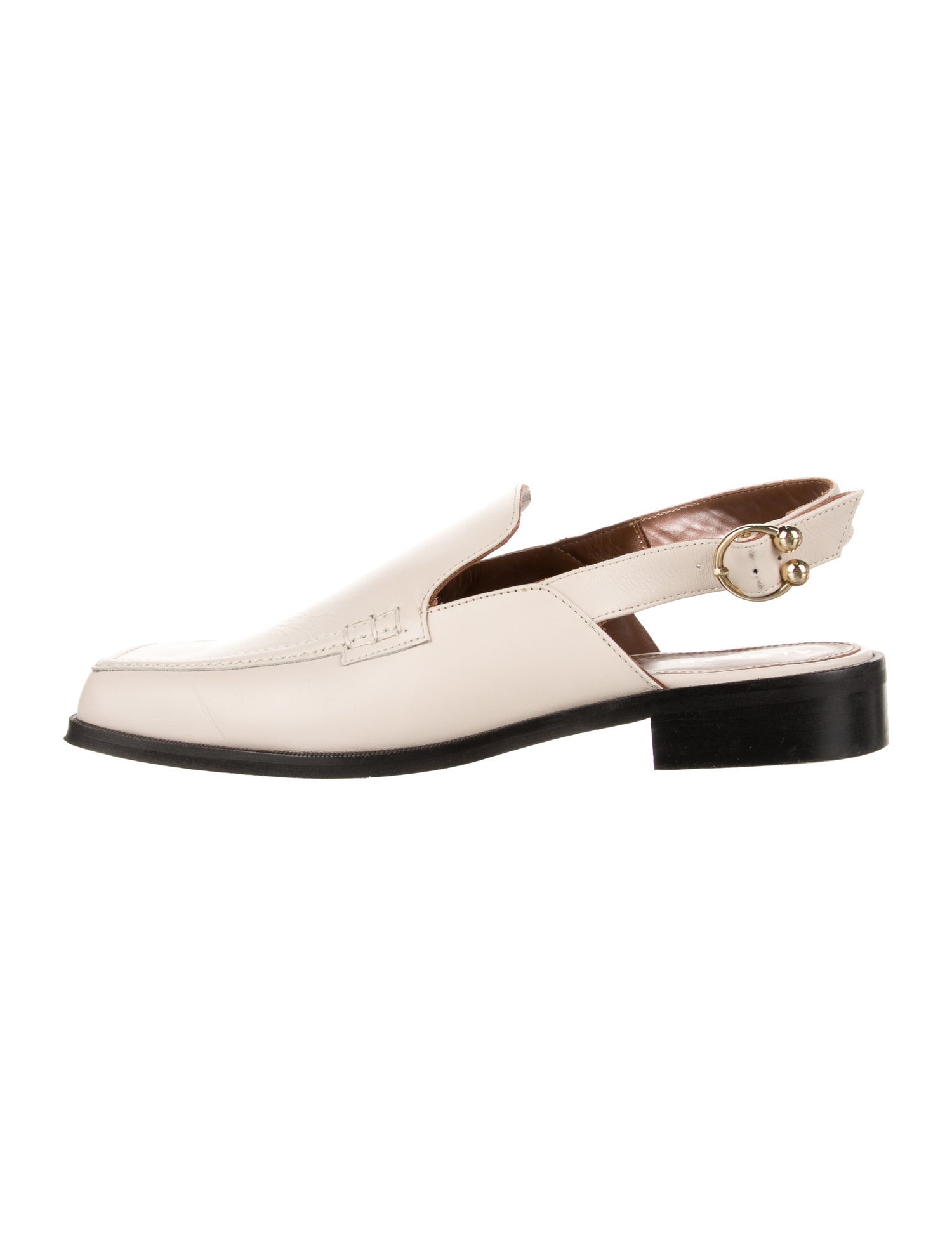 Alohas Leather Slingback Flats