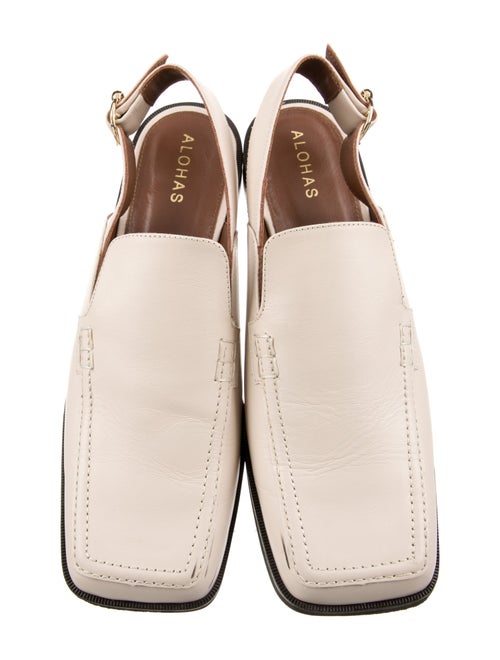 Alohas Leather Slingback Flats