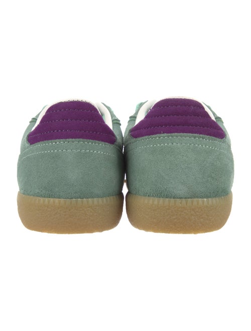 Alohas Suede Colorblock Pattern Sneakers