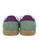 Alohas Suede Colorblock Pattern Sneakers