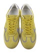 Alohas Leather Colorblock Pattern Sneakers