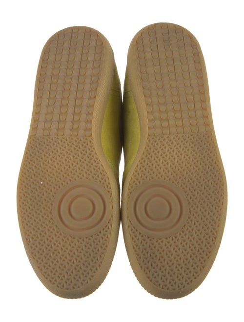 Alohas Leather Colorblock Pattern Sneakers