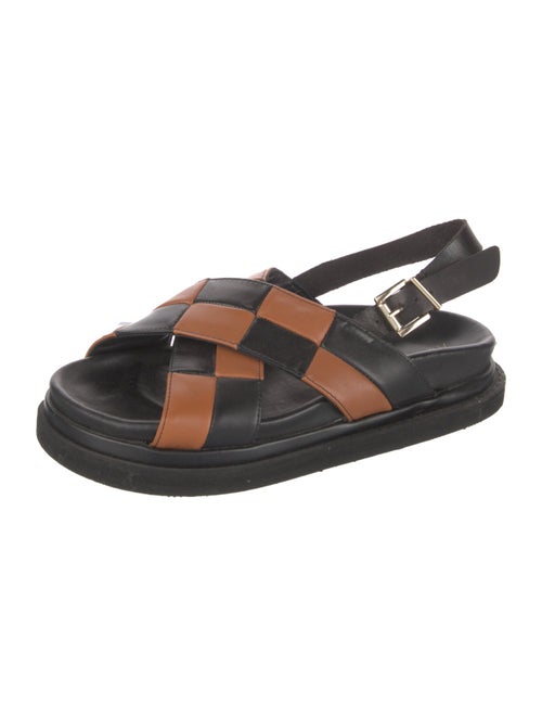 Alohas Leather Slingback Sandals