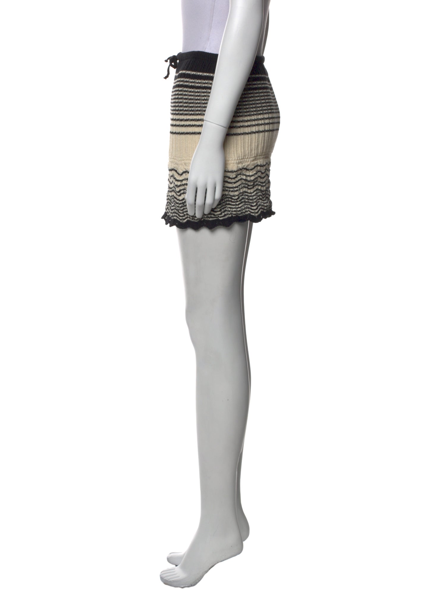 Alohas Striped Mini Skirt