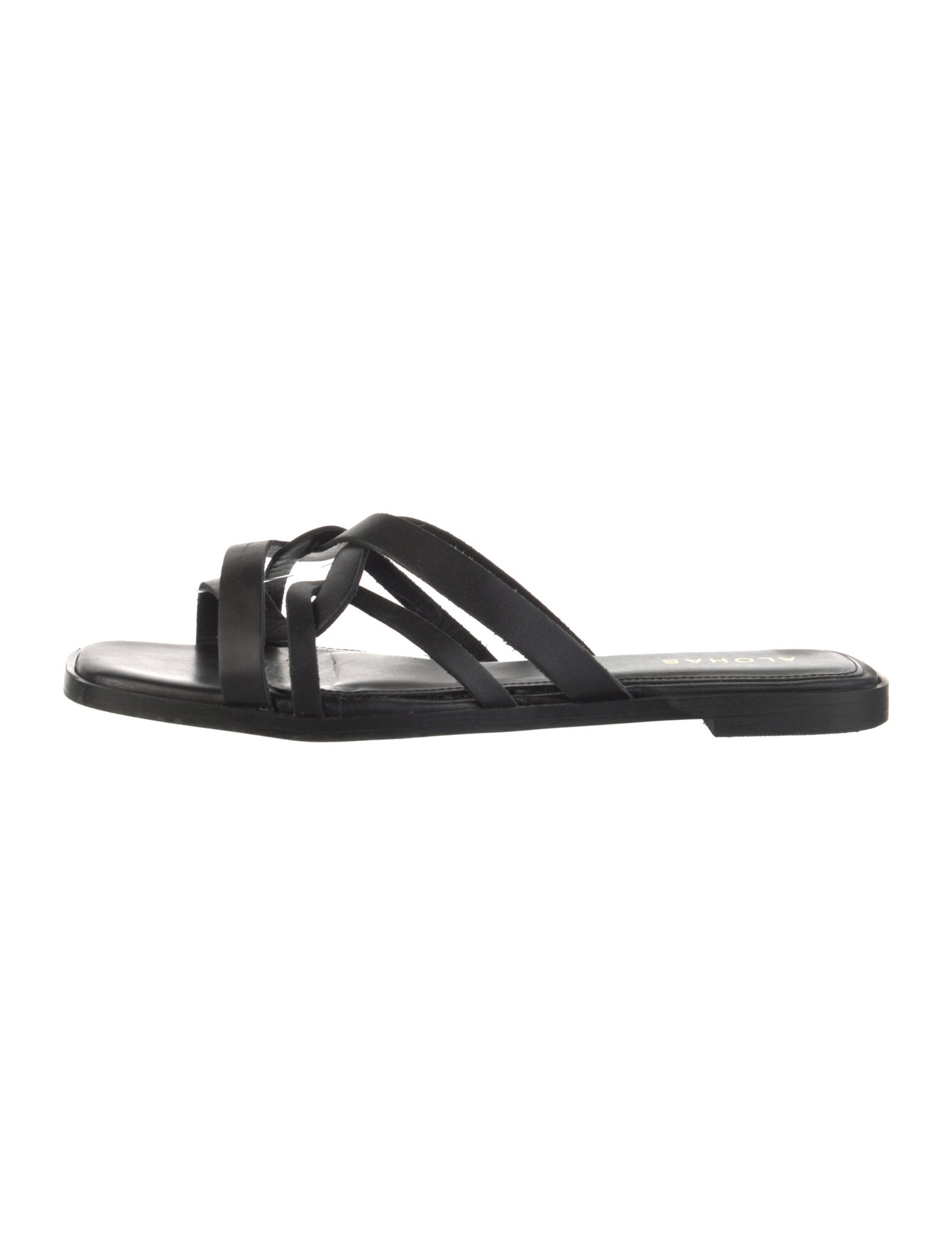 Alohas Leather Slides